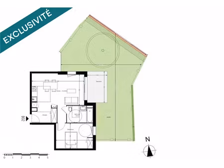 vente appartement 2 pièces 47 m² à ares (33740)  265 000 €