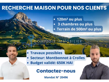 maison 5pièce(s) 3chambre(s) 120 m² crolles (38920)