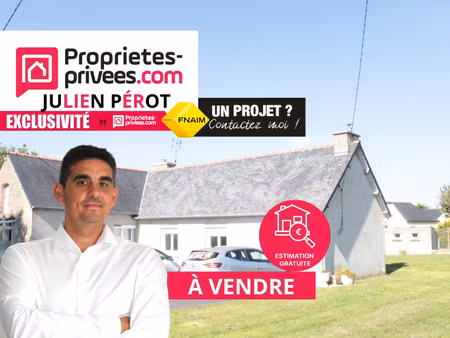 exclusivité ! côtes d'armor 22150 hénon. maison de plain-pied  3 chambres  garages  terrai