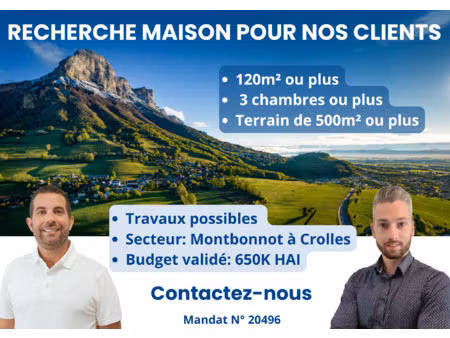 vente maison 5 pièces 120 m² crolles (38920)