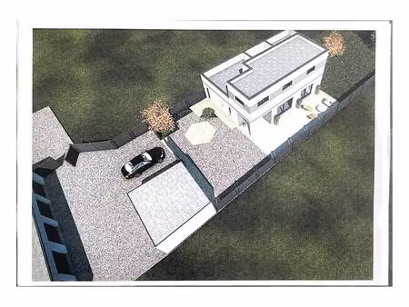 terrain avec maison neuve à vendre
