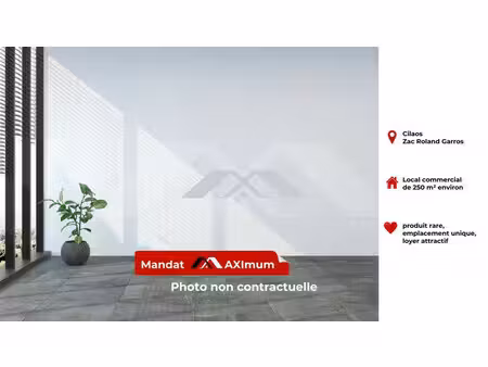 location local commercial 6 pièces