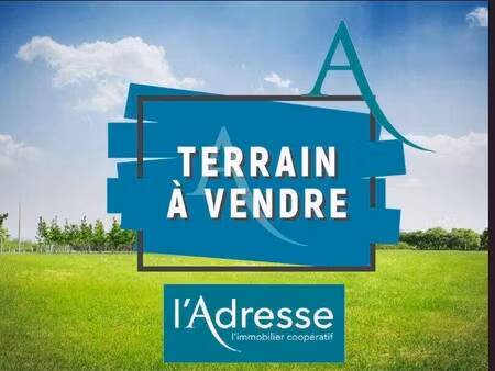 terrain constructible à vendre