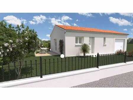 terrain avec maison neuve à vendre