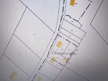 terrain 1830 m2 en deux parcelles