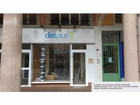 à louer – local commercial – hyper centre de mulhouse