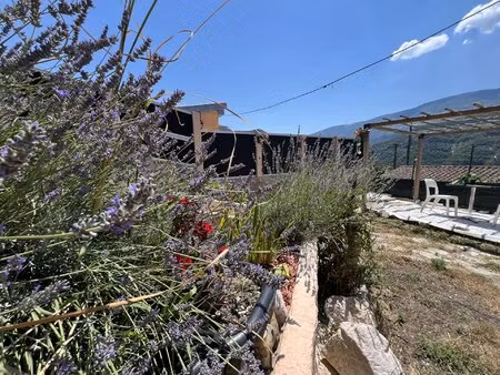 maison 2pièces - roquesteron - jardin - orientation sud - calme