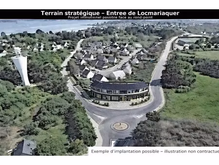 vente terrain 823 m² à locmariaquer (56740)  316 000 €