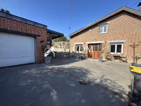 maison 136m2 semi plain pied 3 chambres jardin garage à frasnoy