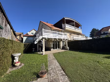 3%com beau f3 avec jardin de 134m2 + double garage