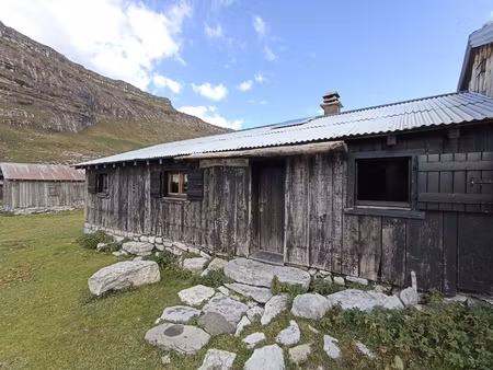 sixt-fer a cheval : chalet d'alpage