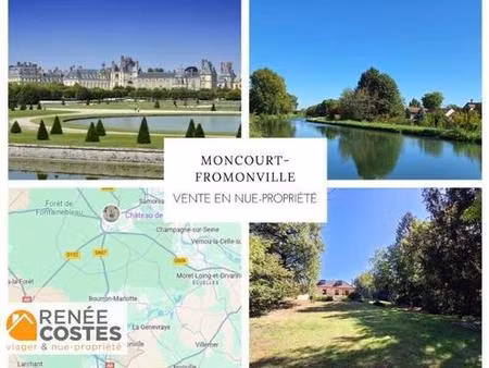 vente en nue propriété - f69-h76 ans - fontainebleau (77300)