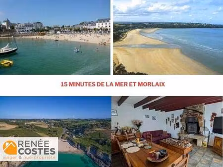 vente en nue propriété - h83 ans - plouegat moysan (29650)