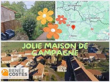 vente en nue propriété - h68 ans - craincourt (57590)