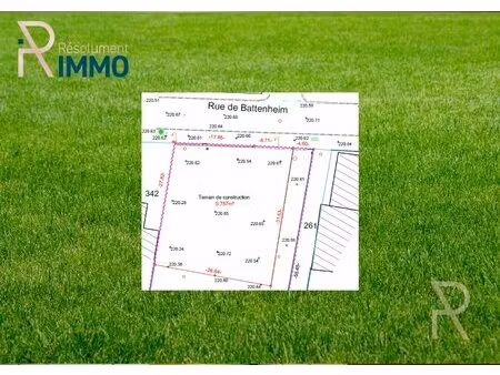 bantzenheim terrain libre constructeur