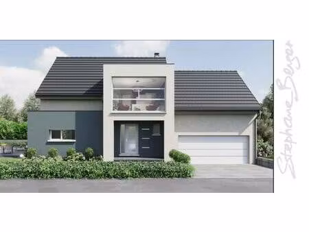 terrain avec maison neuve à vendre