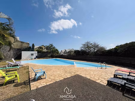 saint gilles les hauts - maison t3 avec piscine collective