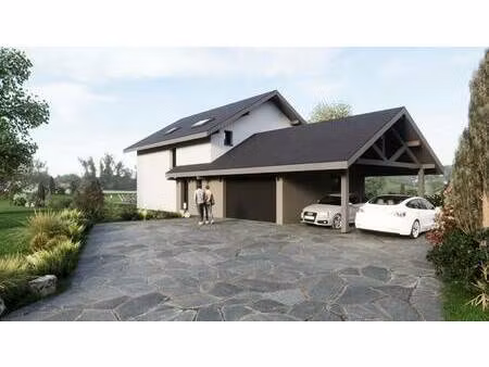 terrain avec maison neuve à vendre