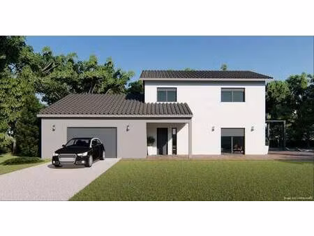 terrain avec maison neuve à vendre