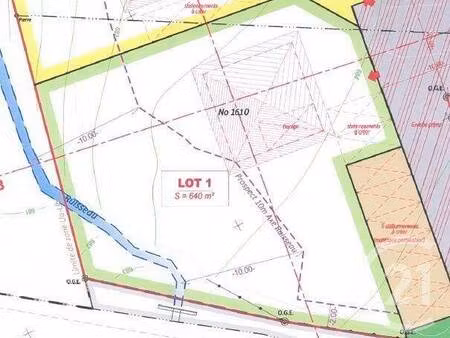 terrain constructible viabilisé à vendre