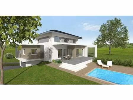 terrain avec maison neuve à vendre