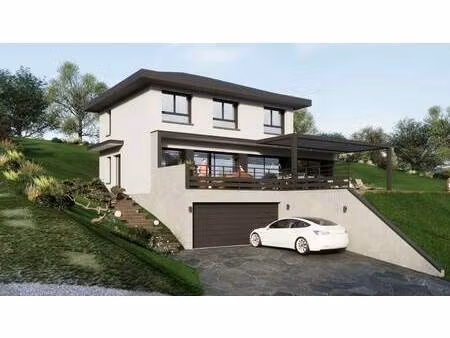 terrain avec maison neuve à vendre