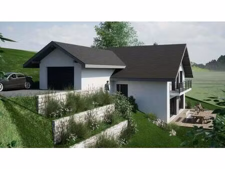 terrain avec maison neuve à vendre