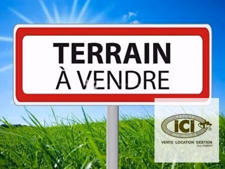 terrain à vendre