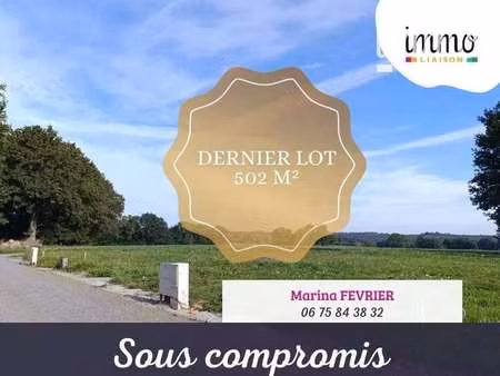 vente terrain aux brulais (35330) : à vendre / 502m² les brulais