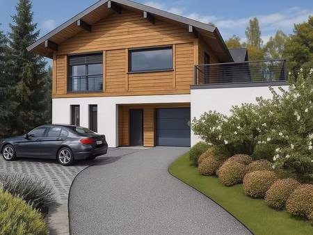 terrain avec maison neuve à vendre