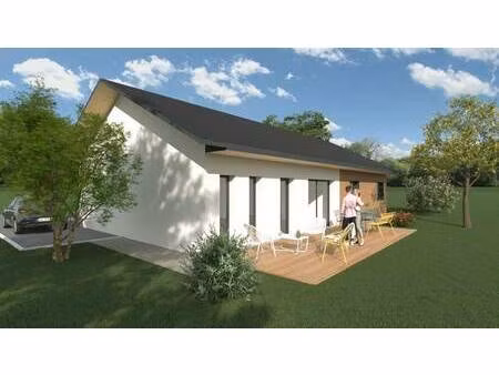 terrain avec maison neuve à vendre