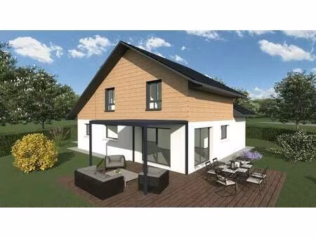 terrain avec maison neuve à vendre