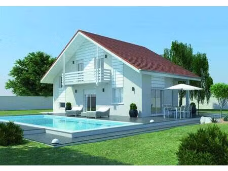 terrain avec maison neuve à vendre