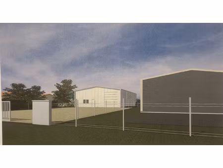 zone d'activité à peujard - entrepôt en cours de constructio