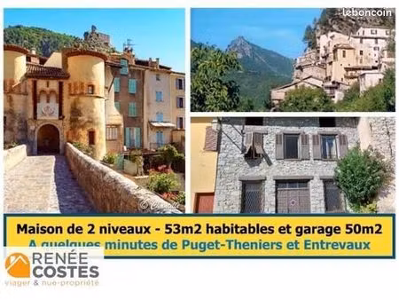 maison en viager 3 pièces 53 m²