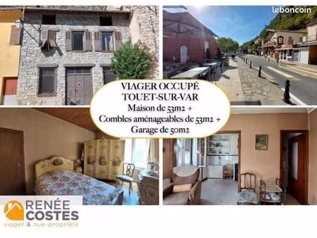 maison en viager 3 pièces 53 m²