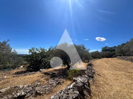 terrain constructible vinezac 1845 m2