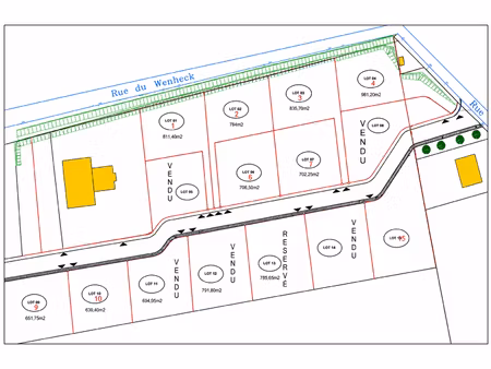 terrain valmont 706 m2