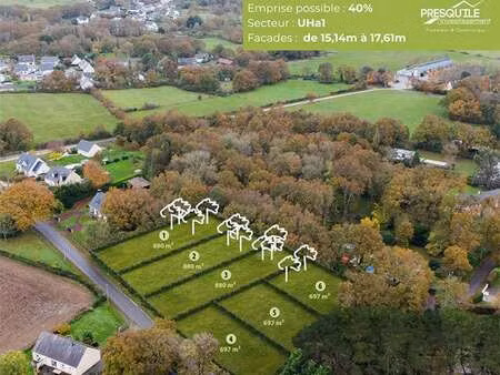 vente terrain à besné (44160) : à vendre / 697m² besné