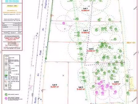 vente terrain à besné (44160) : à vendre / 880m² besné