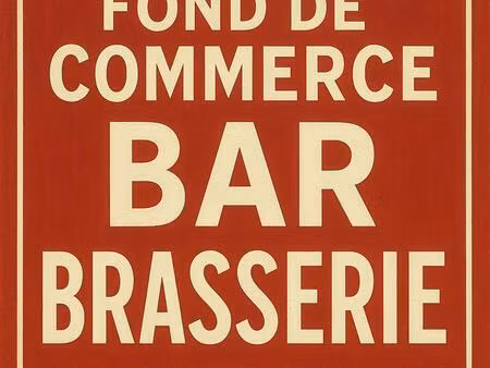 vente bar-brasserie 130 m²