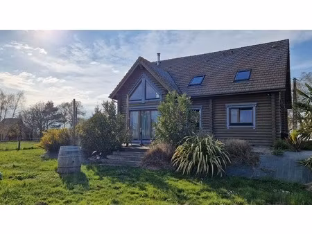 vente chalet finlandais en bois massif – 125 m² – campagne de tassé