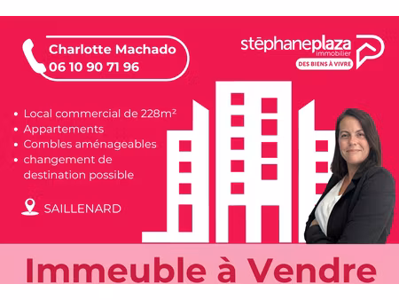 immeuble de rapport saillenard (71580) 320m2 avec cour