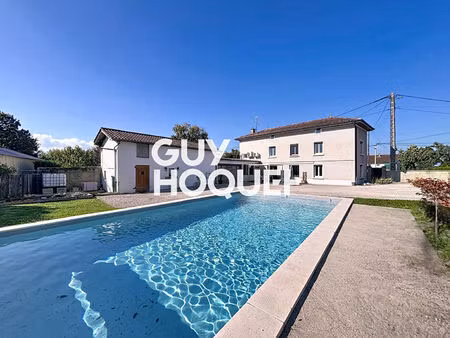 maison 5chbs + piscine et garage - 01290 cormoranche sur saone