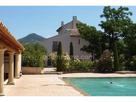 84110 - séguret - mas de charme - 5 suites - piscine 20x10 - pool house - parc arboré - id