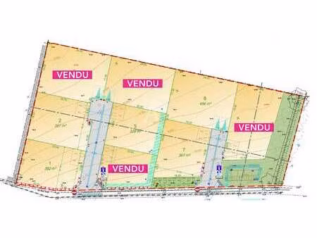 vente terrain à moutiers-les-mauxfaits (85540) : à vendre / 382m² moutiers-les-mauxfaits