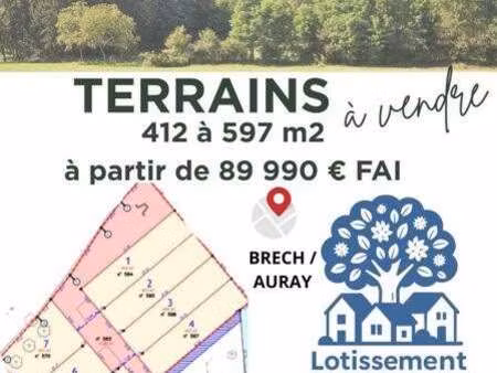vente terrain à brech (56400) : à vendre / brech