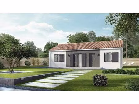 terrain avec maison neuve à vendre