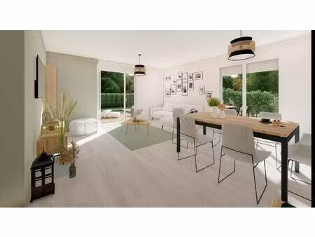 terrain avec maison neuve à vendre