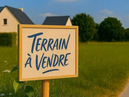 terrain constructible viabilisé à vendre